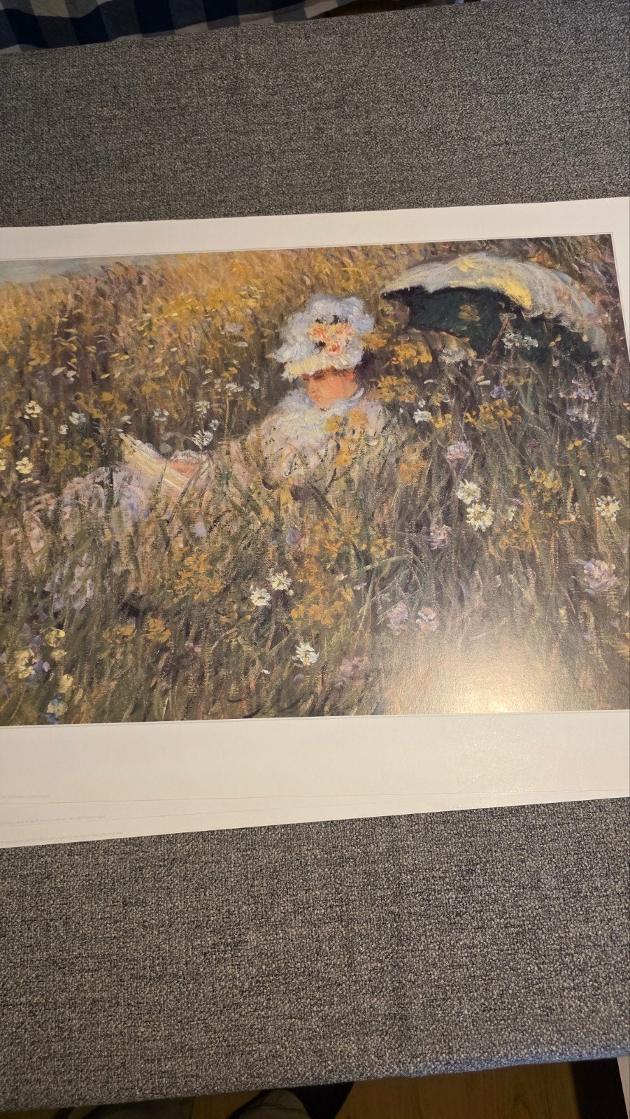 Poster 50x70cm - Dans la Prairie Monet, Rechthoekig Liggend, Nieuw, Ophalen of Verzenden, A1 t/m A3