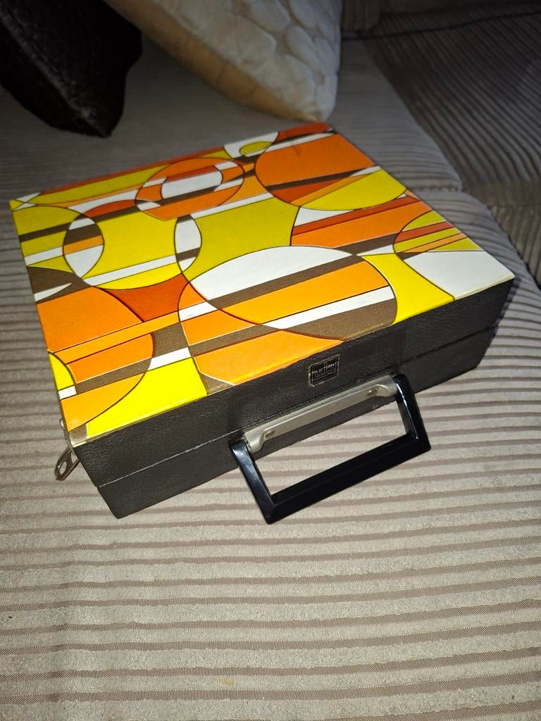 Vintage Cassettebandjes Koffer met 12 bandjes, Gebruikt, 2 t/m 25 bandjes, Overige genres, Ophalen of Verzenden