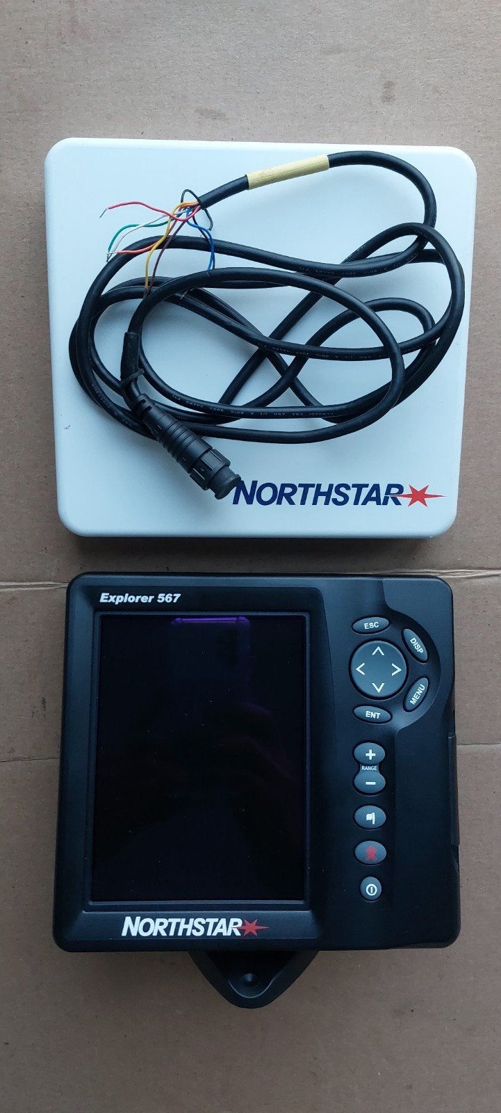 Northstar Explorer 567 kaartplotter fishfinder., Ophalen of Verzenden, Zo goed als nieuw, Kaartplotter of Fish Finder