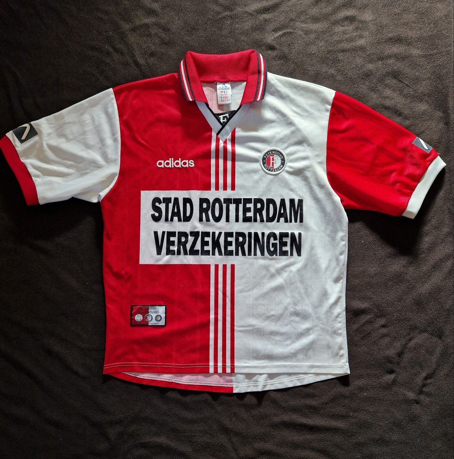 Origineel Feyenoord shirt 1997 1998 Rotterdam, Maat 52/54 (L), Ophalen of Verzenden, Adidas, Voetbal