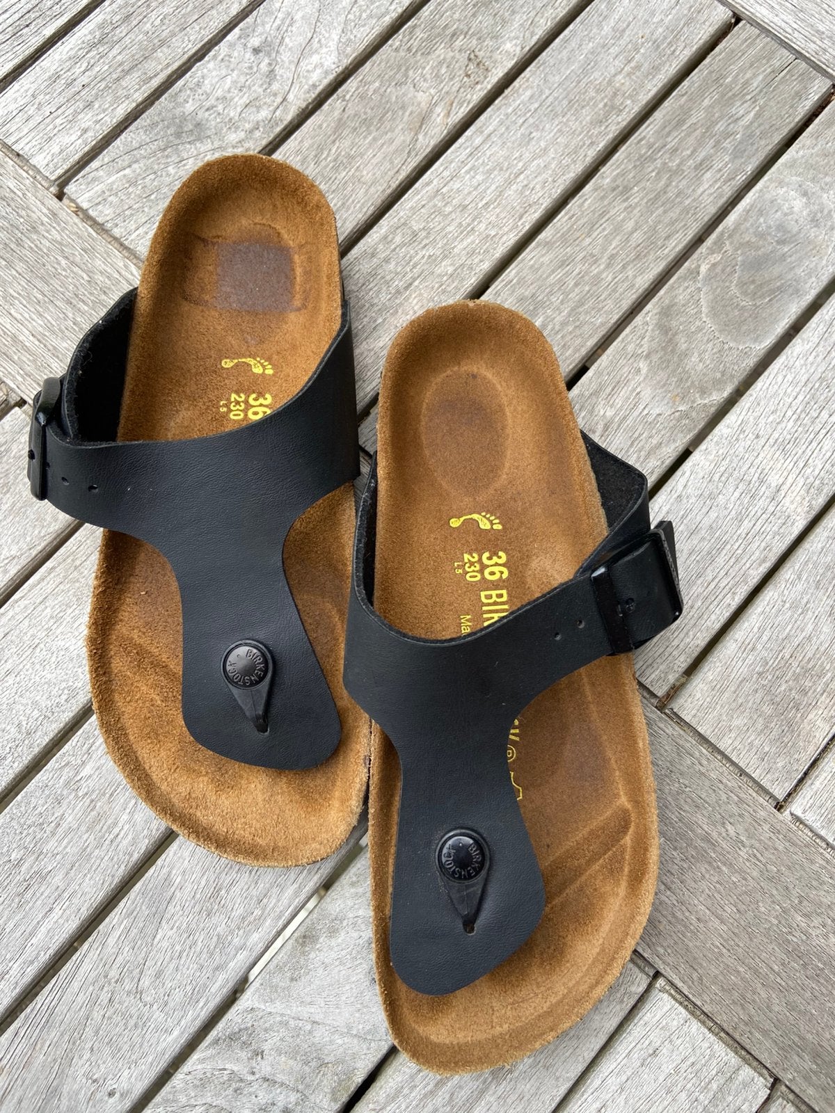 Birkenstock Gizeh teenslippers zwart maat 36, Kinderen en Baby's, Kinderkleding | Schoenen en Sokken, Ophalen of Verzenden, Zo goed als nieuw