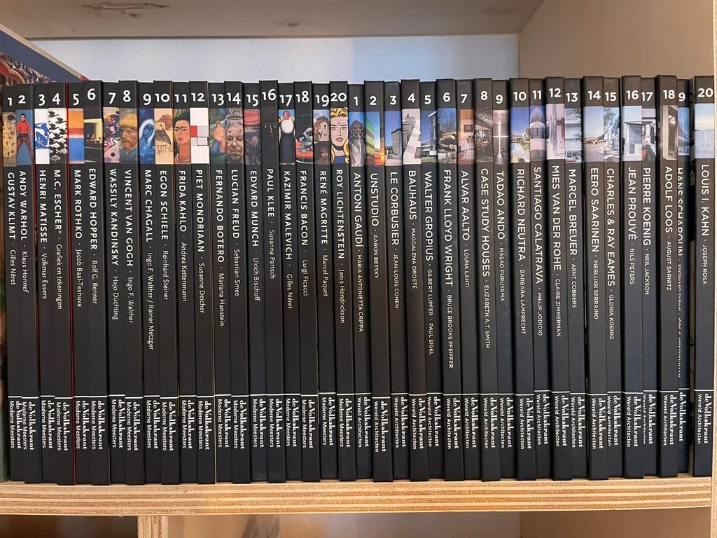 Moderne Meesters & Wereld Architecten, Taschen/De Volkskrant, Boeken, Ophalen of Verzenden, Zo goed als nieuw