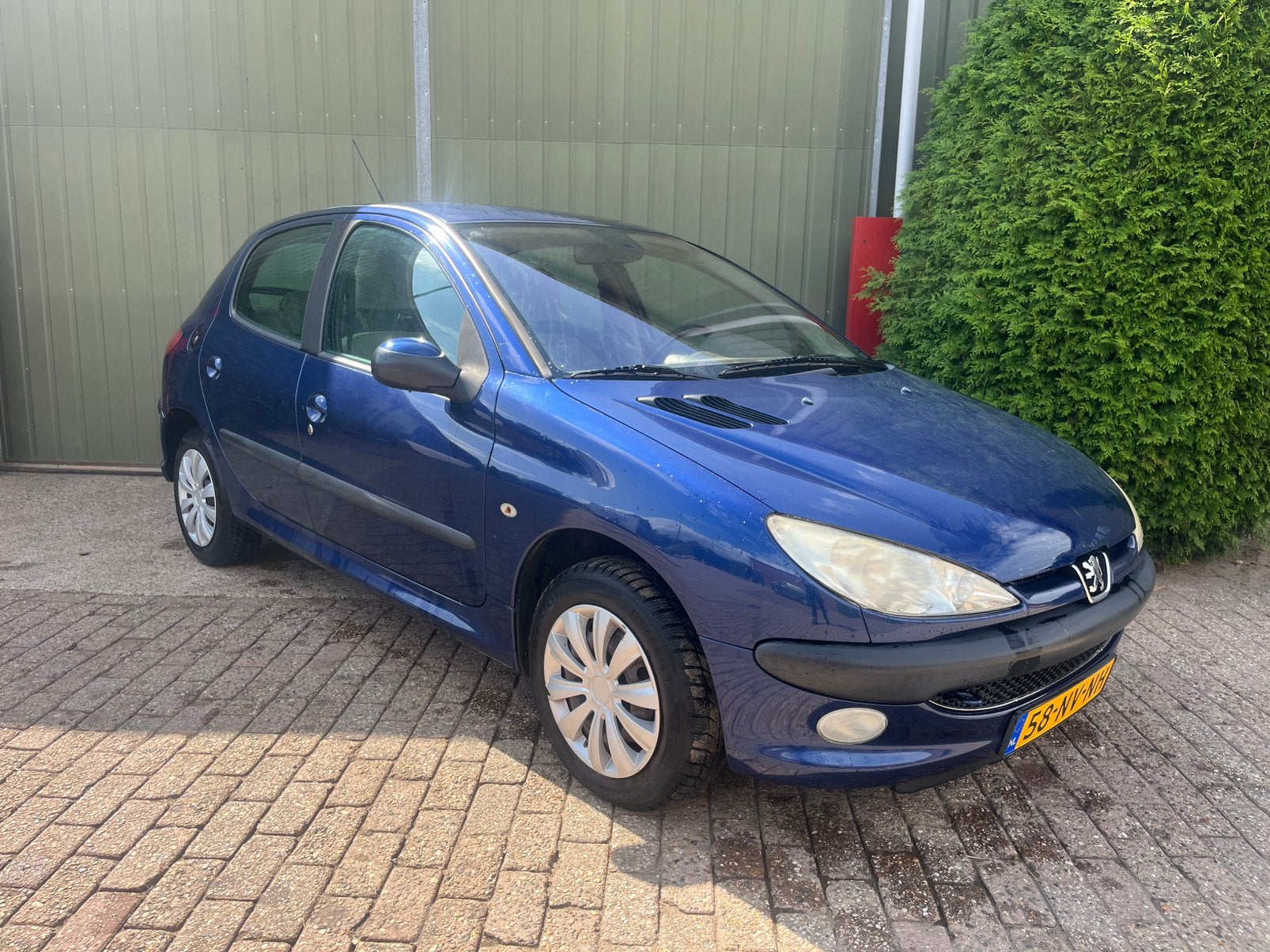 Peugeot 206 1.4 Apk t/m 20-3-27 ! 5D AUT 2004 Blauw, Blauw, Bedrijf, 1100 kg, 955 kg