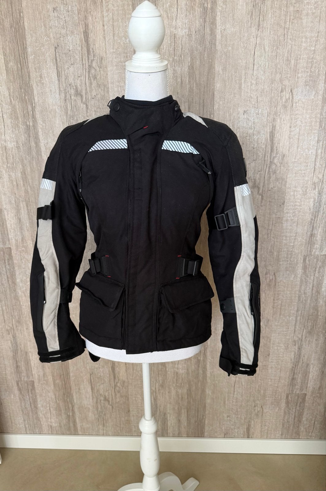 REV'IT! Legacy GTX Dames Motorjas - Zwart/Grijs, Ophalen of Verzenden, Tweedehands, Dames, Jas | textiel
