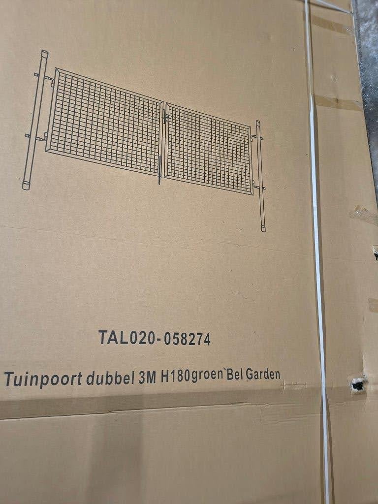 Tuinpoort, Tuin en Terras, Ophalen, Nieuw, 150 tot 200 cm, IJzer