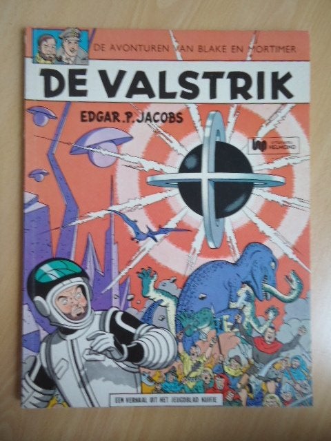 Blake en Mortimer: De valstrik. stripboek Edgar. P. Jacobs, Eén stripboek, Ophalen of Verzenden, Gelezen