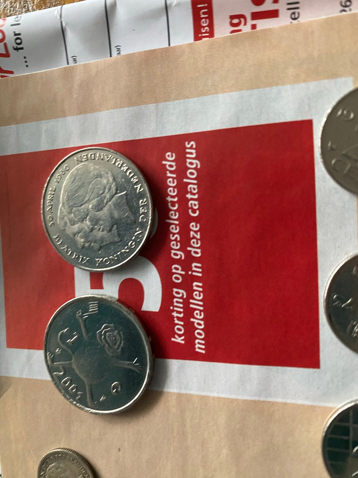 Diverse Nederlandse munten: guldens en centen, Ophalen, Koningin Wilhelmina, 1 cent, Losse munt