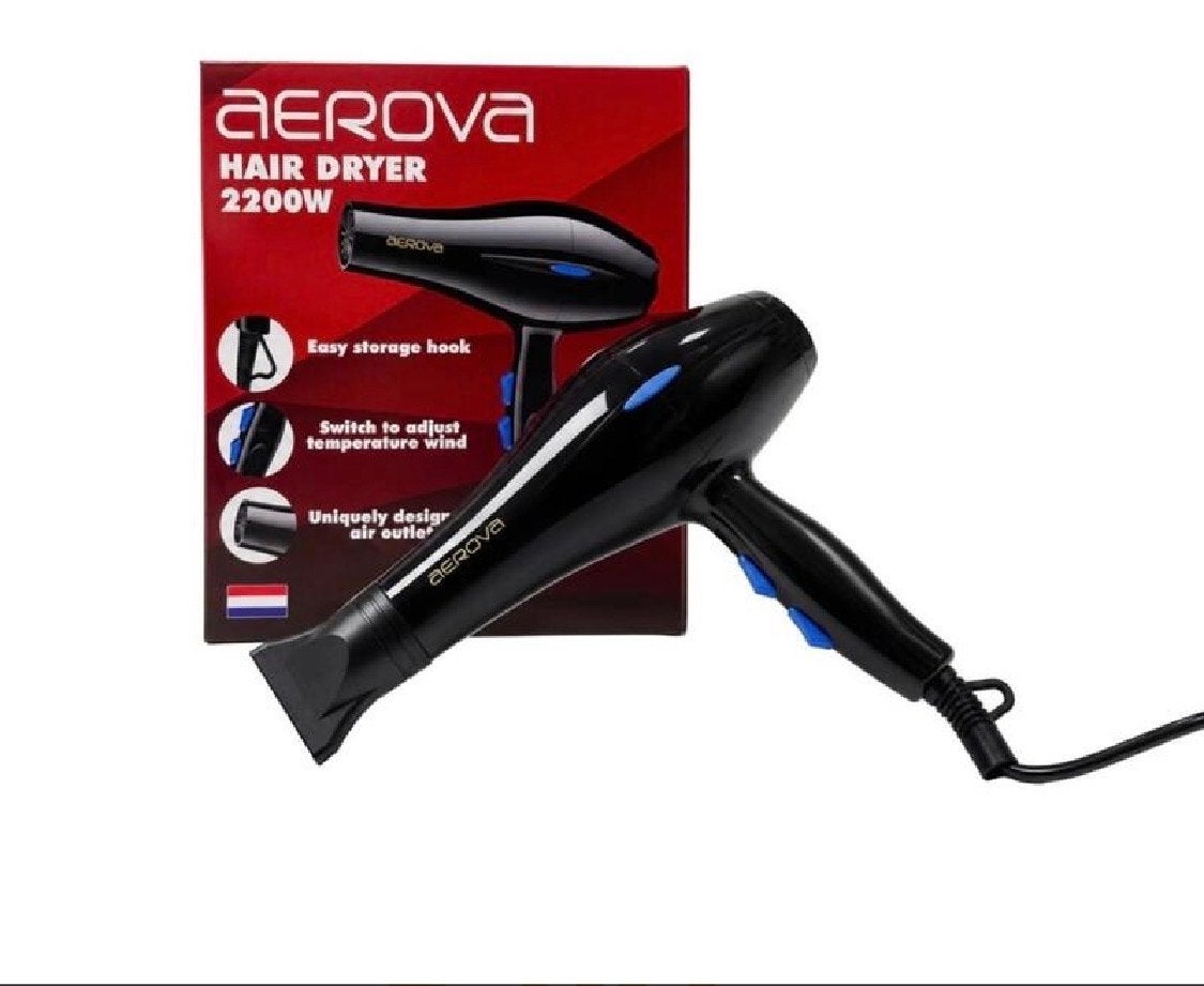 Nieuw Aerova Haardroger 2200W - Krachtige Föhn, Witgoed en Apparatuur, Ophalen of Verzenden, Nieuw, Haarverzorging