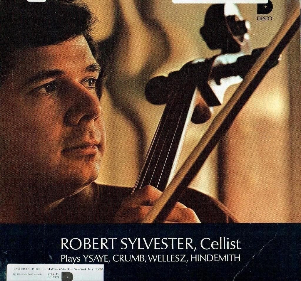 Robert Sylvester Plays Ysaye, Crumb, Wellesz, Hindemith, Kamermuziek, Verzenden, Zo goed als nieuw, 12 inch