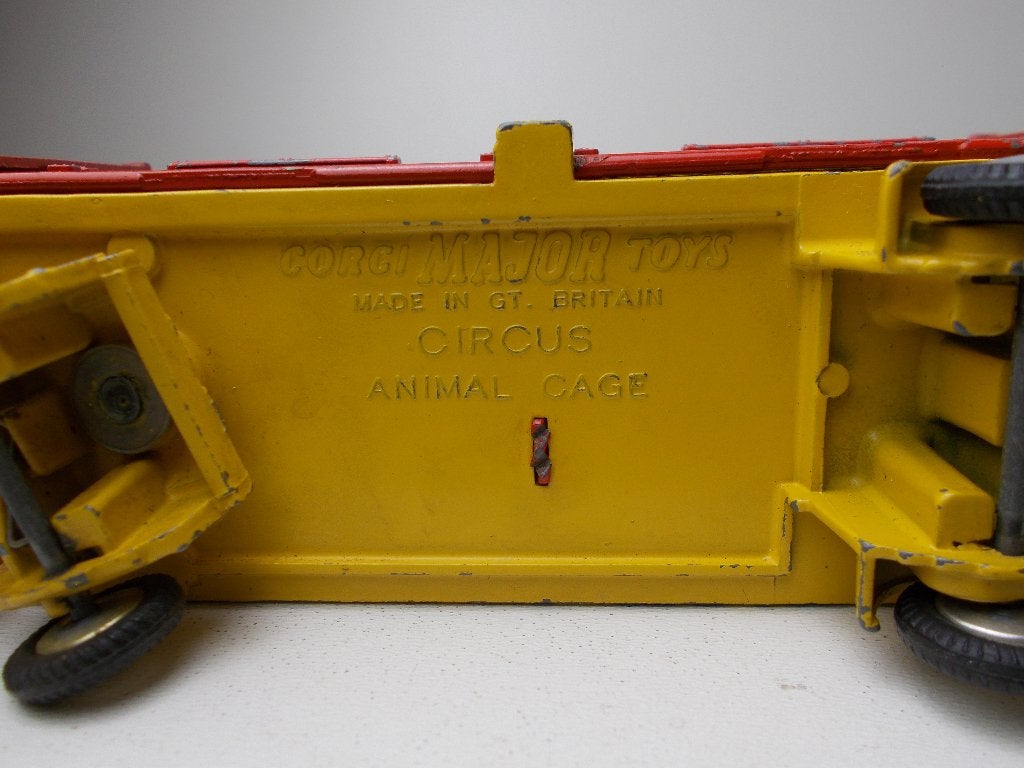 1962 Corgi MajorToys 1123 CHIPPERFIELDS ANIMAL CAGE (-G-), Ophalen of Verzenden, Zo goed als nieuw, Bus of Vrachtwagen, Corgi