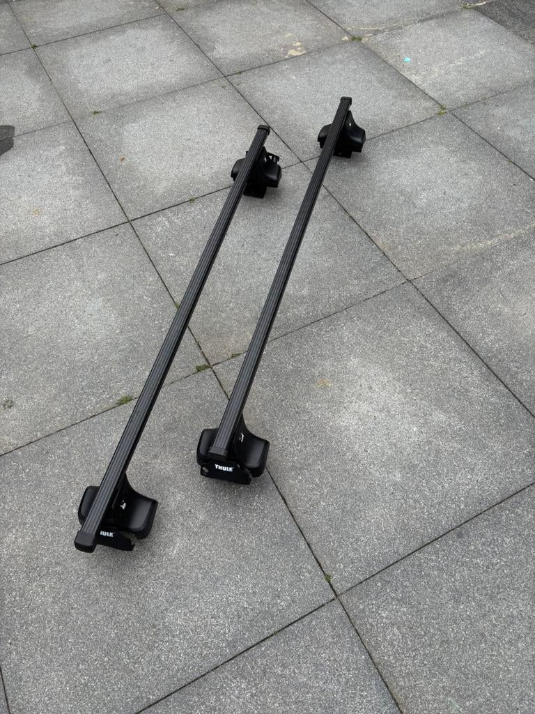 Thule SquareBar dakdragers Peugeot 308, Auto diversen, Dakdragers, Ophalen of Verzenden, Gebruikt