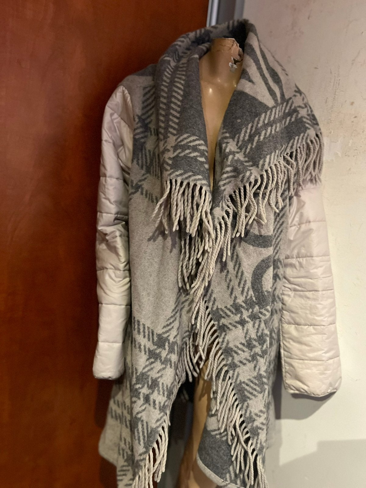 MARCCAIN jas maat 5 L origineel zgan, F, G, Beige, Maat 42/44 (L)