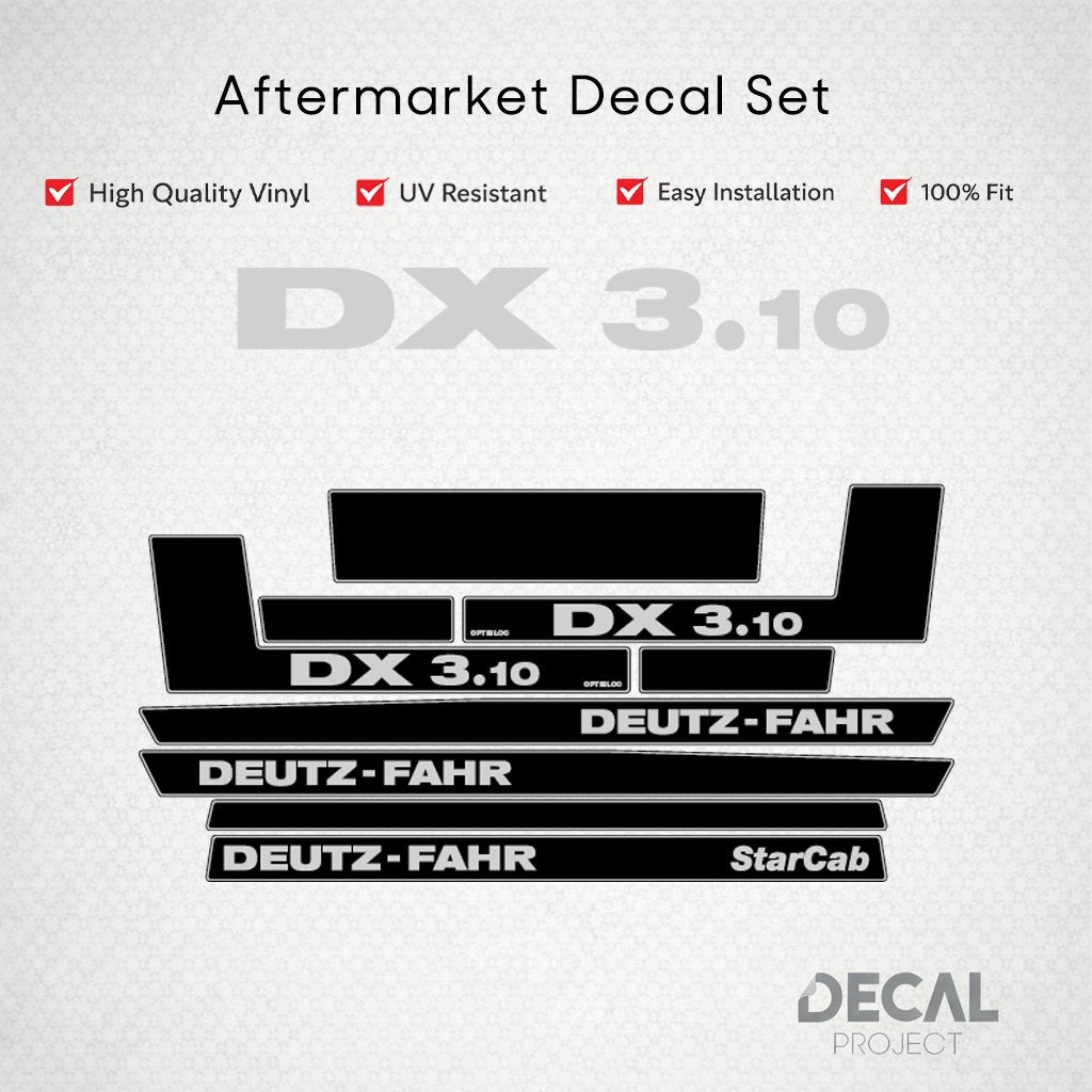 Vervangende Stickers Deutz-Fahr DX 3-serie, Verzenden