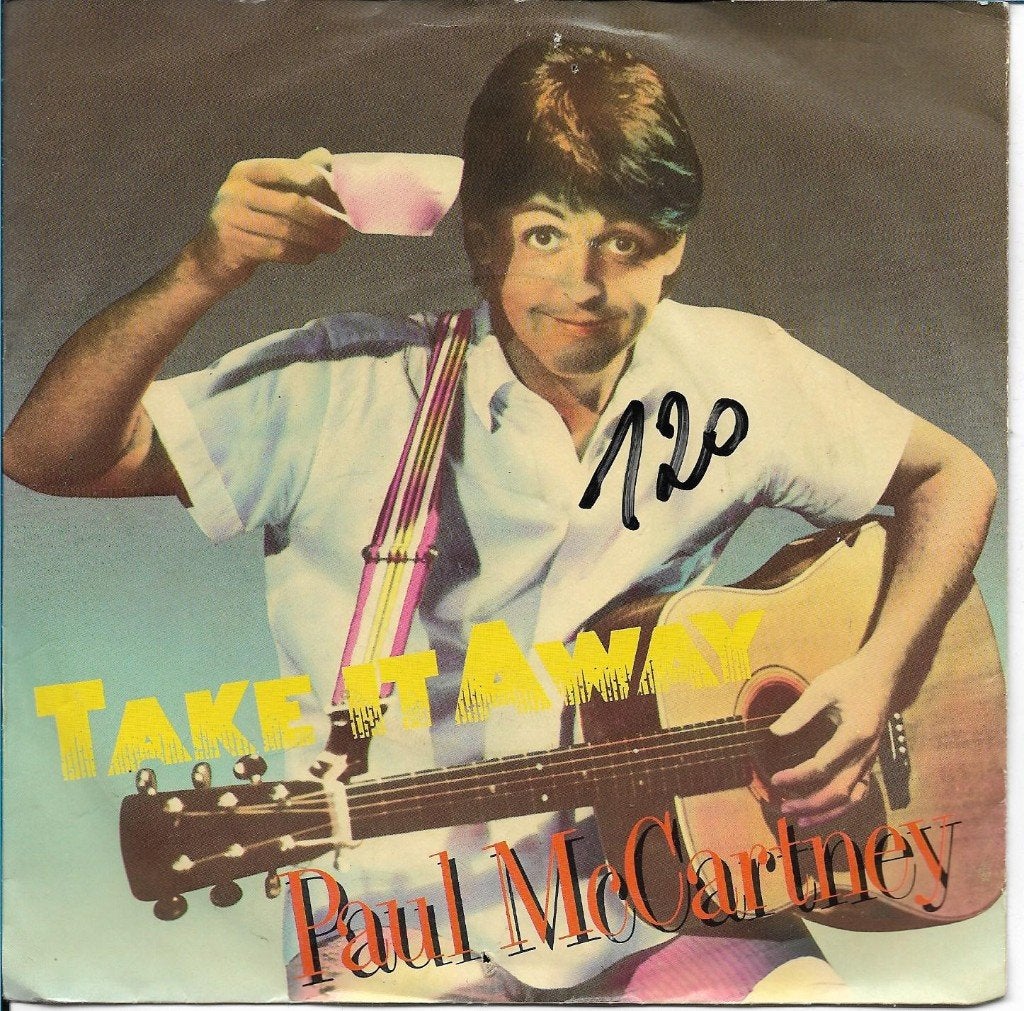 Paul McCartney - Take it away, Ophalen of Verzenden, Gebruikt, 7 inch, Pop