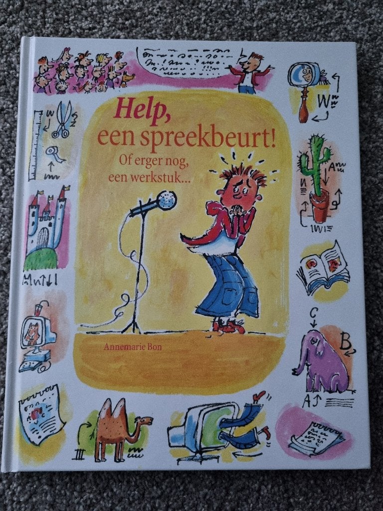 Boek : Help, een spreekbeurt! Of erger nog, een werkstuk ..., Ophalen of Verzenden, Nieuw, Annemarie Bon, Non-fictie