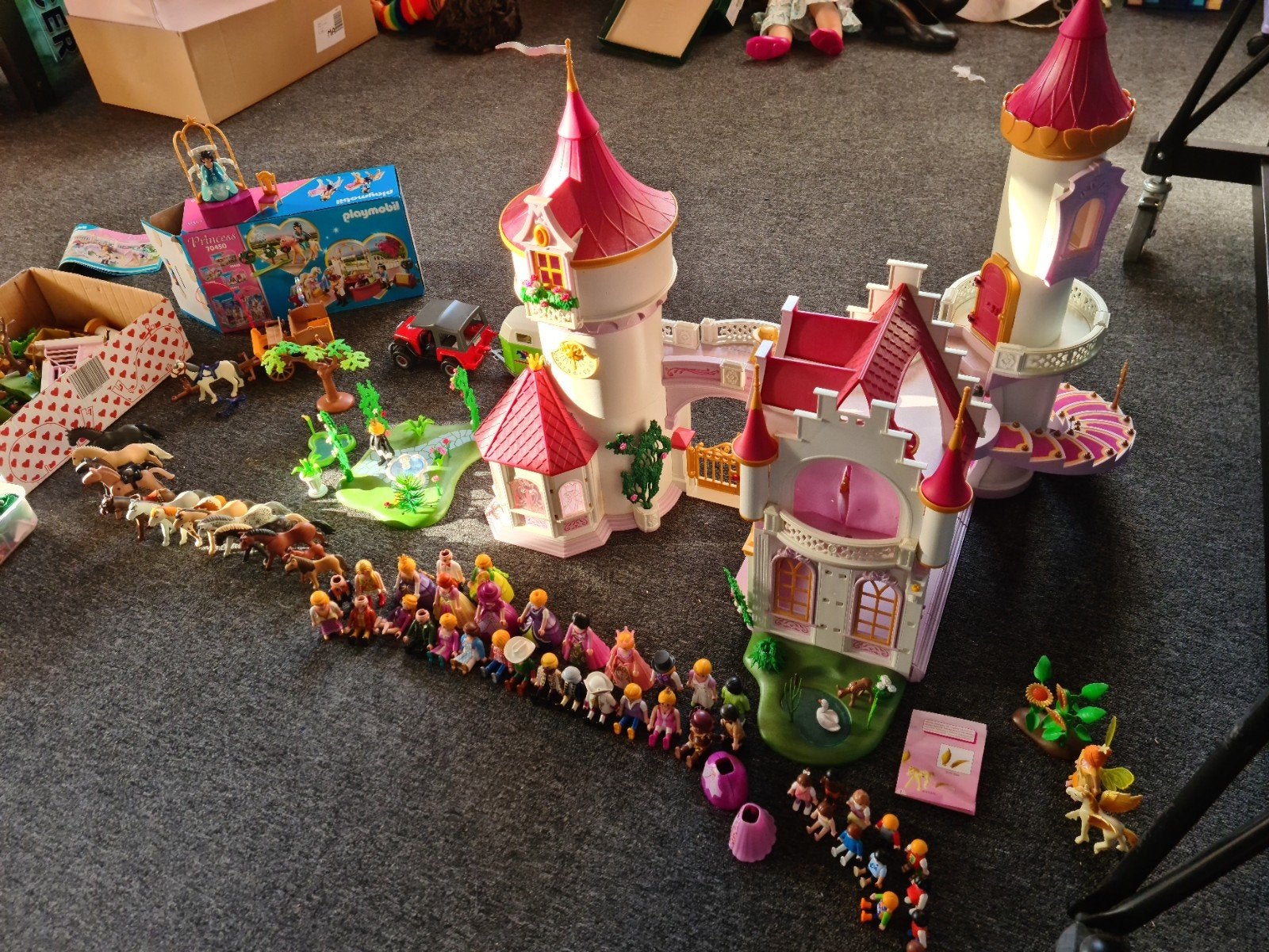 Playmobil kasteel met veel extra, Kinderen en Baby's, Speelgoed | Playmobil, Gebruikt, Complete set, Ophalen of Verzenden, Kasteel/Fort