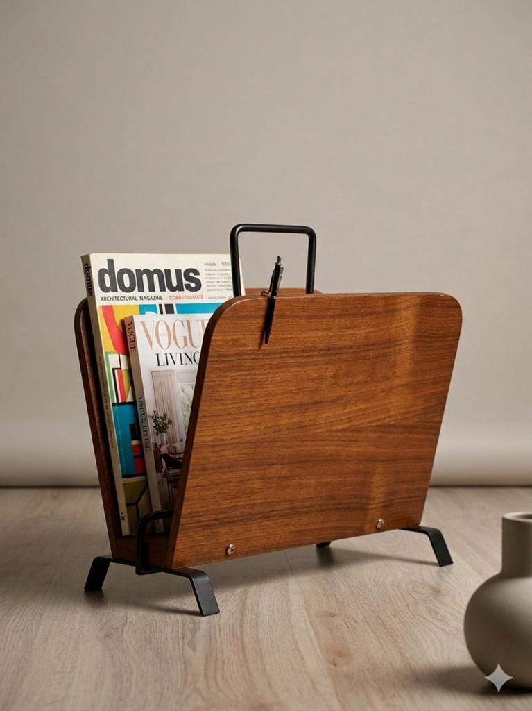 Vintage lectuurbak | krantenbak | magazinehouder, Huis en Inrichting, Woonaccessoires | Krantenbakken en Lectuurbakken, Ophalen