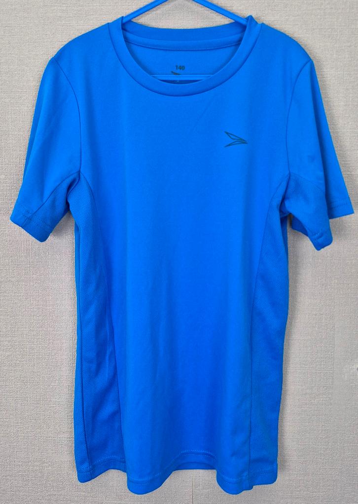 Blauw voetbal shirt - Dutchy - Maat 140, Dutchy, Ophalen of Verzenden, Zo goed als nieuw, Shirt of Longsleeve