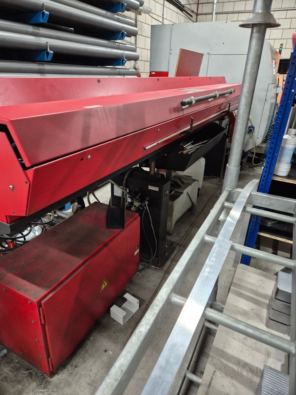 Stangenlader FMB turbo 5-42-xt emco hyperturn, Ophalen of Verzenden, Metaaldraaibank