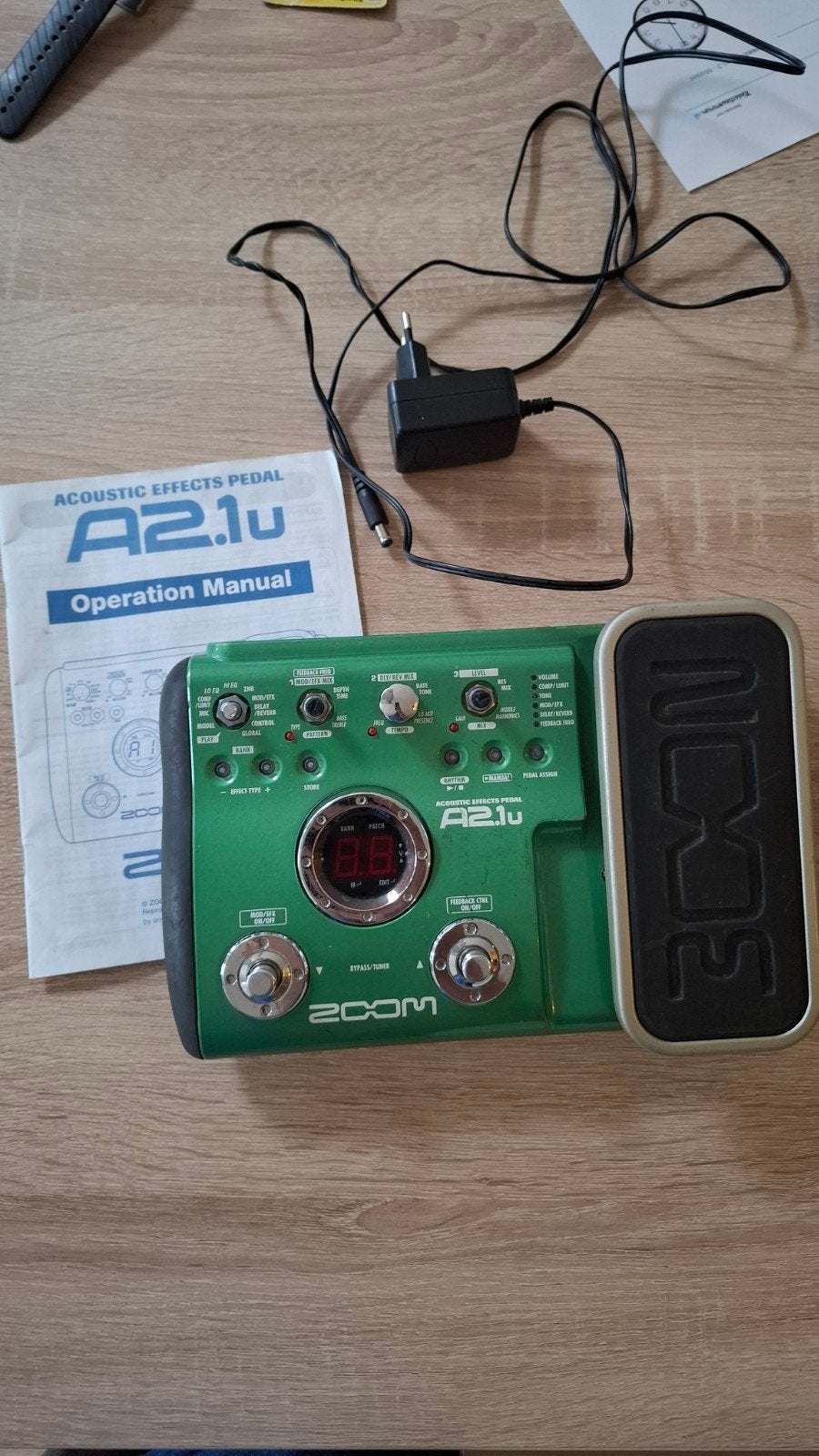 Zoom A2.1u Akoestisch Multi-Effectpedaal, Muziek en Instrumenten, Effecten, Ophalen of Verzenden, Gebruikt, Multi-effect