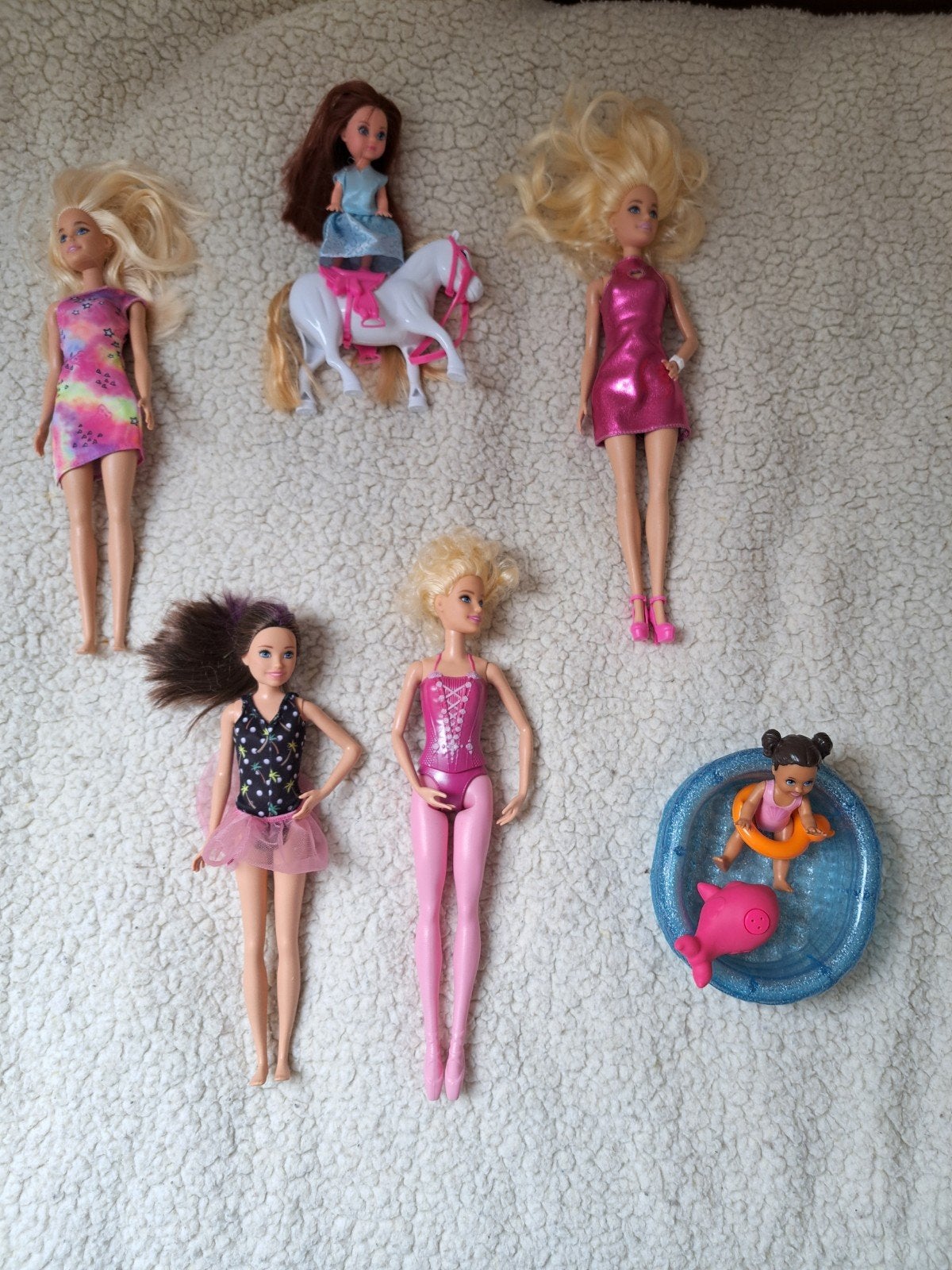 Barbie poppen en accessoires - Diverse set, Ophalen of Verzenden, Gebruikt, Barbie