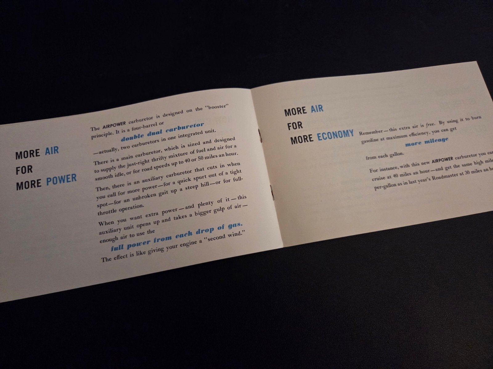 Brochure Buick 1952 USA, Ophalen of Verzenden, Zo goed als nieuw, Overige merken