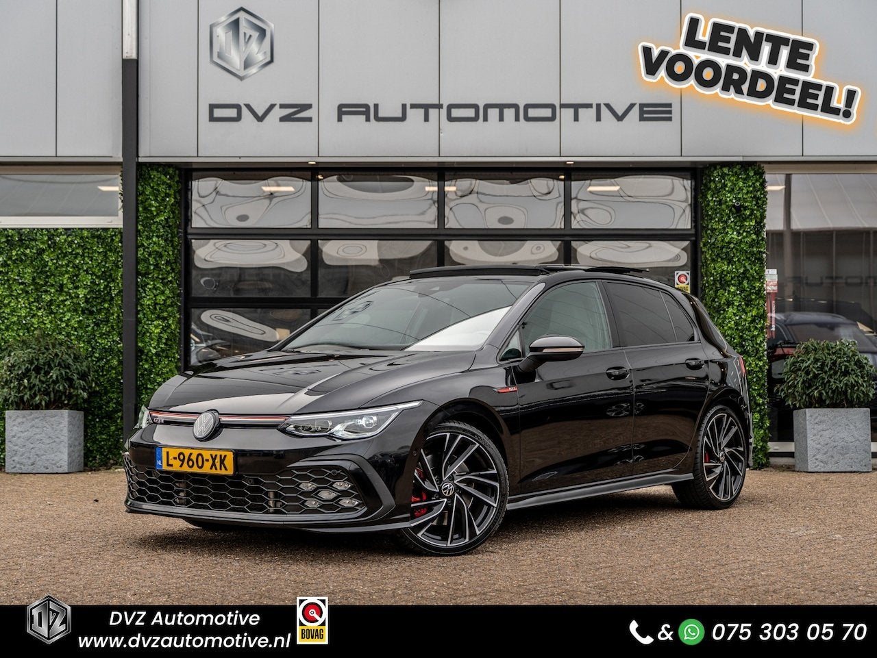 Volkswagen Golf 2.0 TSI DSG 245PK GTI | Pano | Leder | Sterr, Auto's, 730 kg, Euro 6, 4 cilinders, Zwart