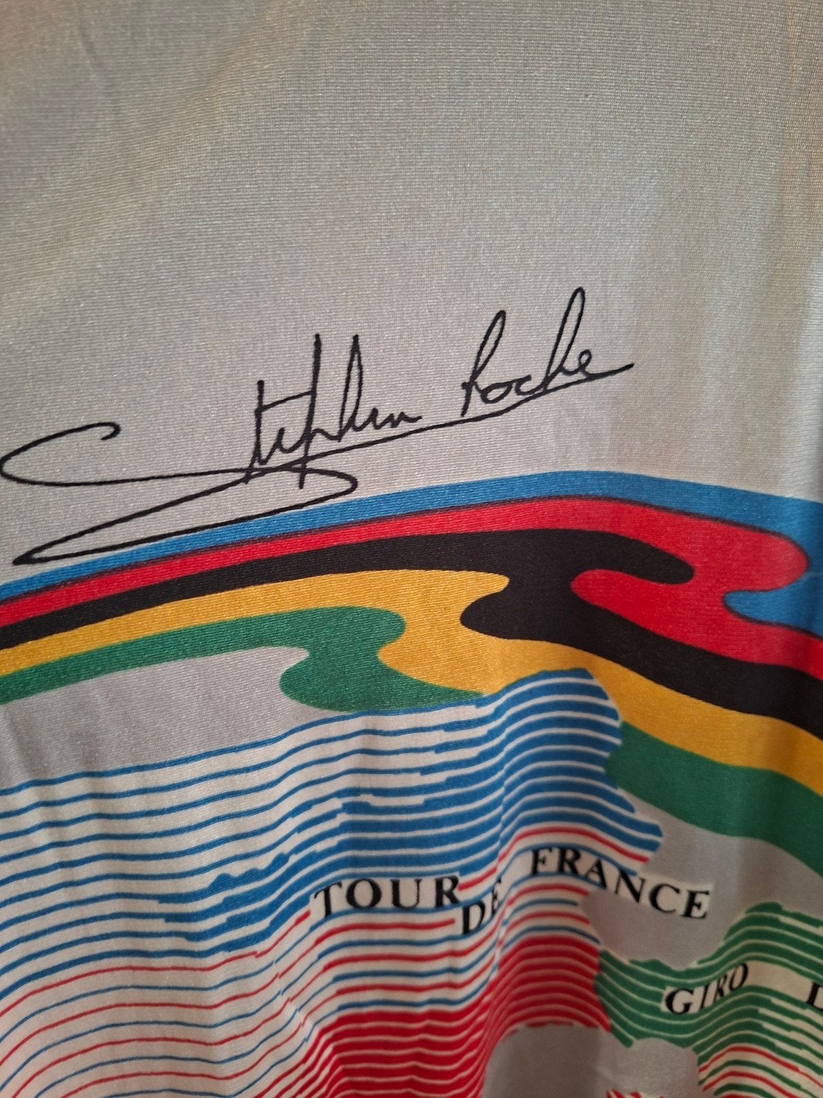 Vintage Castelli Stephen Roche Wielershirt - Tour de France, Gebruikt, Castelli, Heren, Overige maten