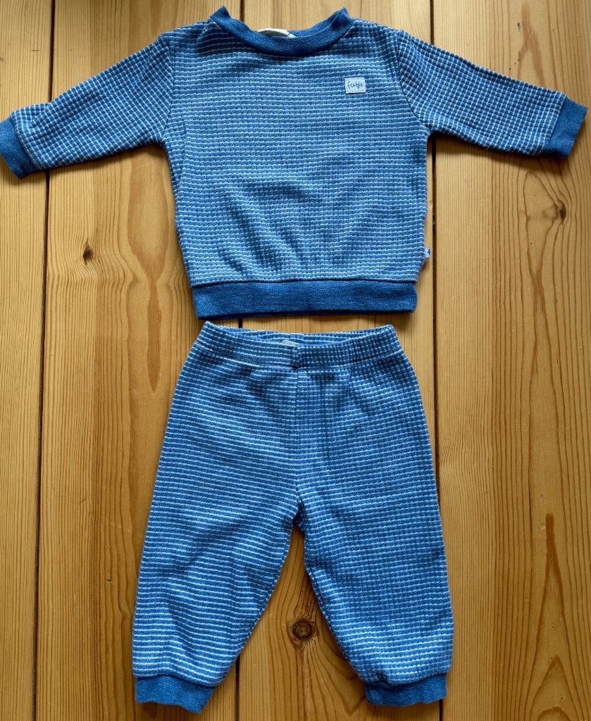 Feetje Pyjama / Pakje Baby - Blauw Wit - Maat 62, Jongetje of Meisje, Ophalen of Verzenden, Zo goed als nieuw, Feetje