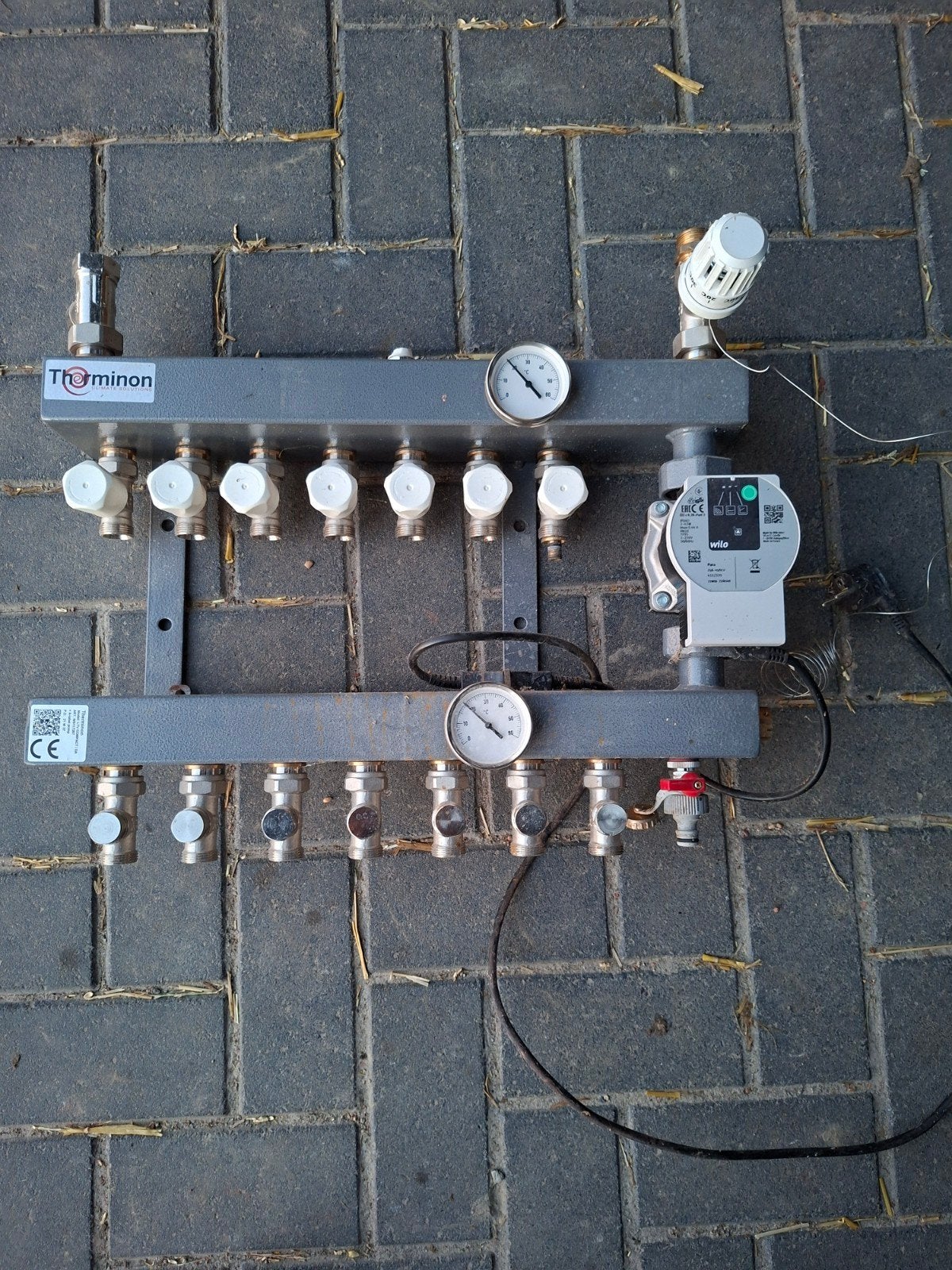 Therminon Vloerverwarming Verdeler met Wilo Pomp, Ophalen