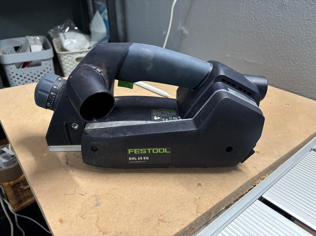 Festool schaafmachine EHL 65 EQ zeer weining gebruikt, Ophalen, Zo goed als nieuw