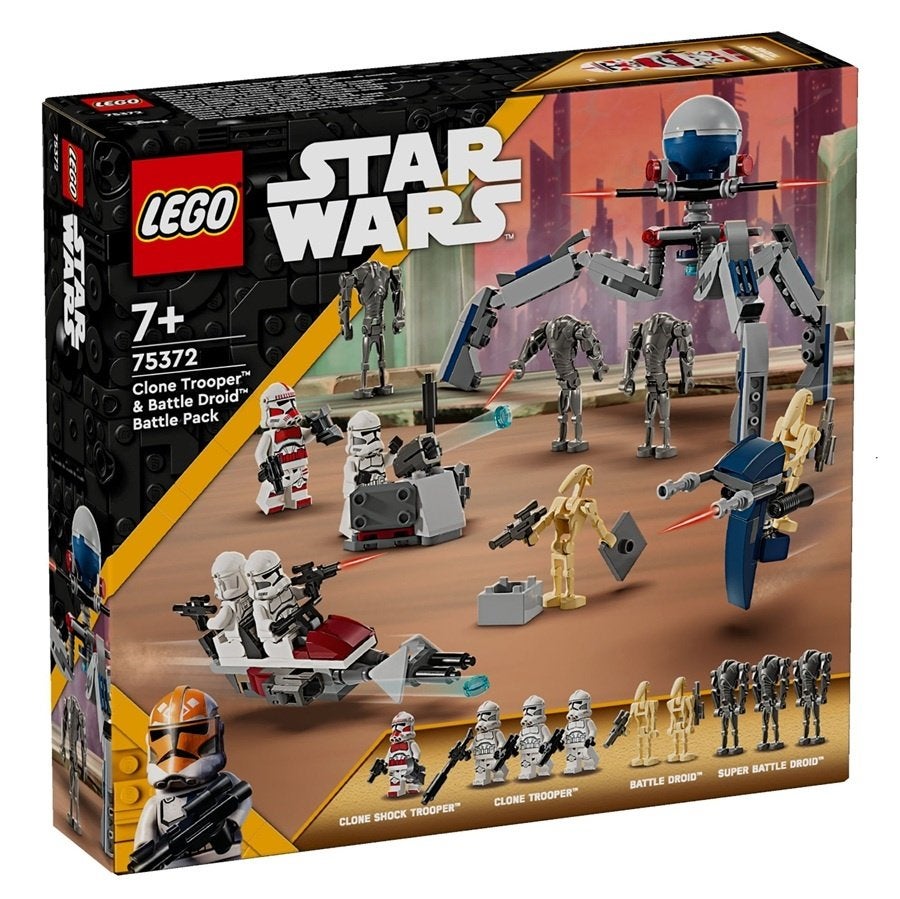 LEGO Star Wars 75372 Clone Trooper & Droid Battle Pack, Kinderen en Baby's, Speelgoed | Duplo en Lego, Lego, Nieuw, Ophalen of Verzenden
