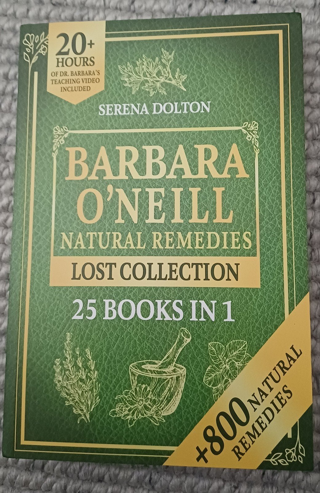 Barbara O'Neill Natural remedies Lost Collection 25 in 1., Ophalen, Zo goed als nieuw, Nederlands