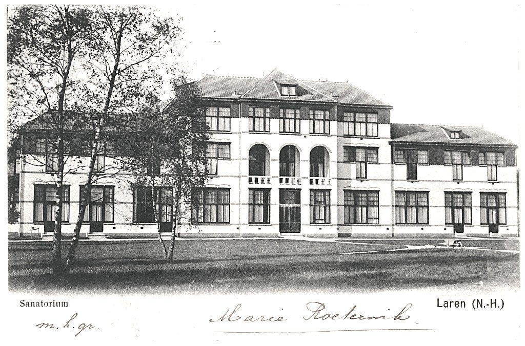 700176 Laren NH 1907 Sanatorium Postzegel Afgeweekt, Ophalen of Verzenden, Voor 1920, Gelopen, Noord-Holland