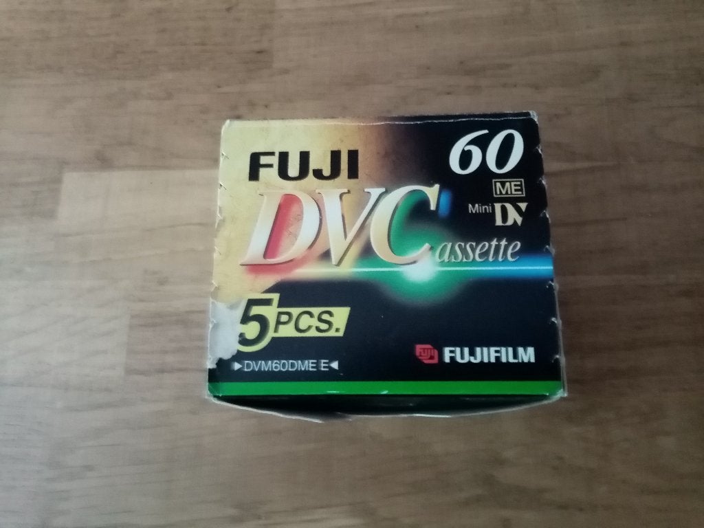Doos 5 stuks FUJI DVC cassette min DV 60 GESEALD, Overige merken, Mini dv, Nieuw, Band, Disc of Geheugen