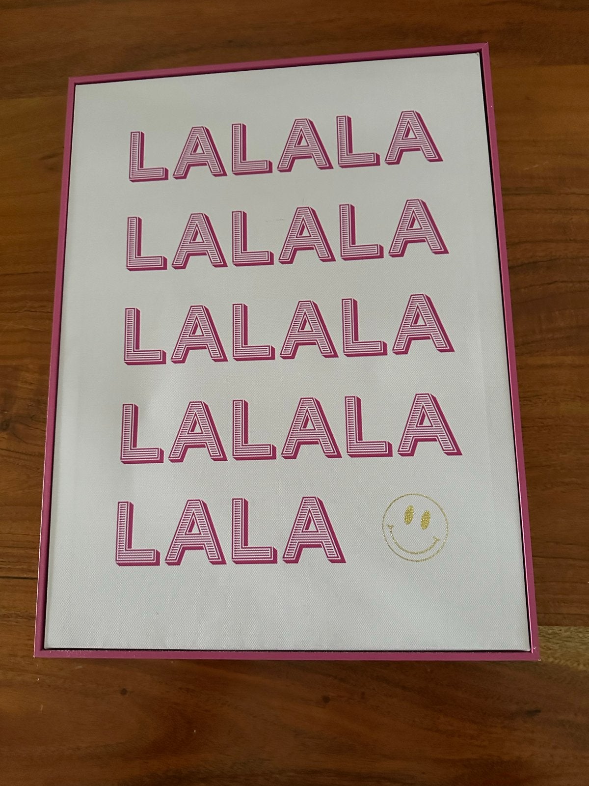 LALALA Happy at Home by Sanny ingelijste print 40x30 cm, Minder dan 50 cm, Ophalen of Verzenden, 5 – 50, Print
