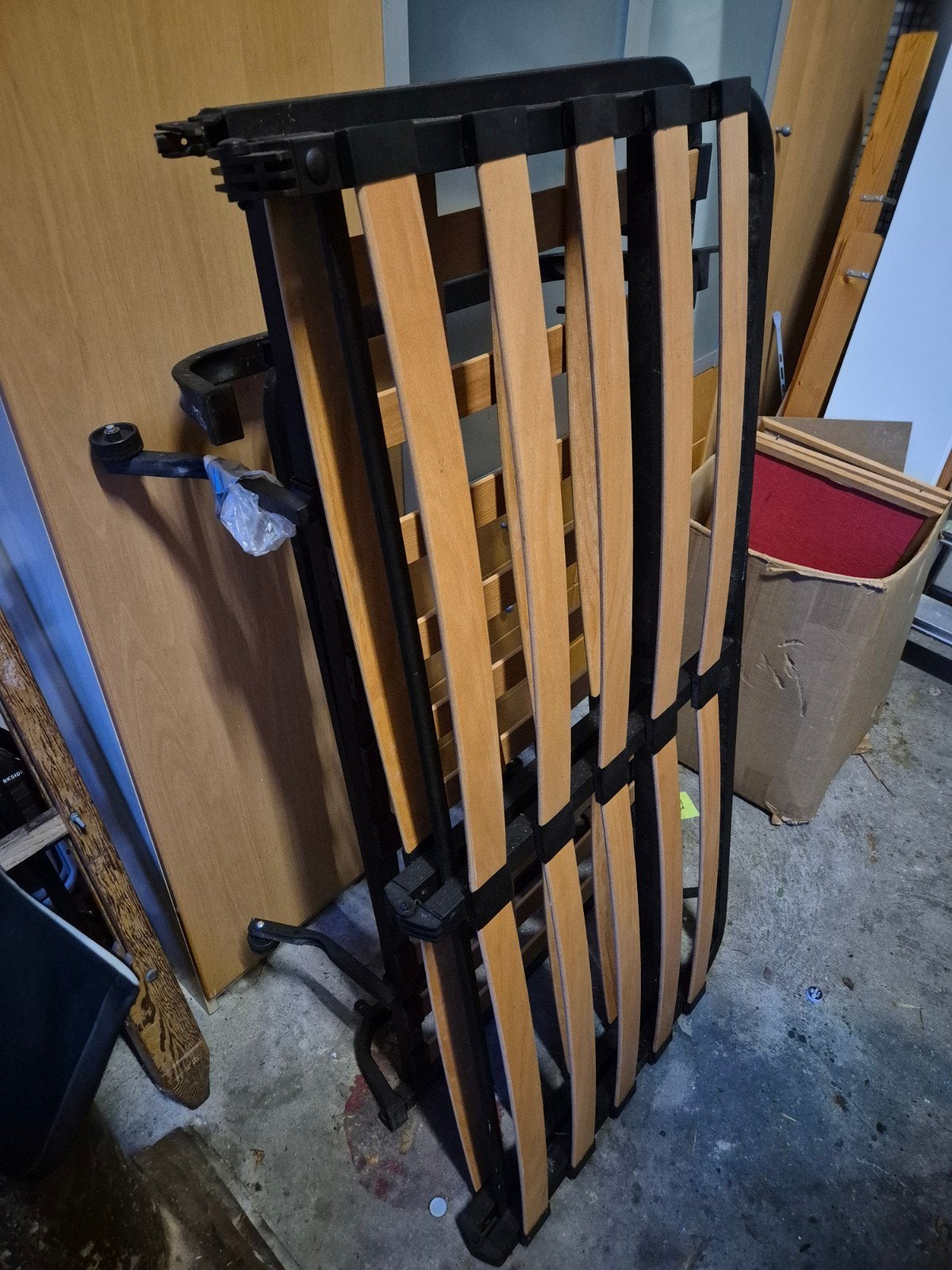 Ikea lycksele slaapbank onderstel (tweezits), Ophalen, Gebruikt, Zwart, Tweepersoons