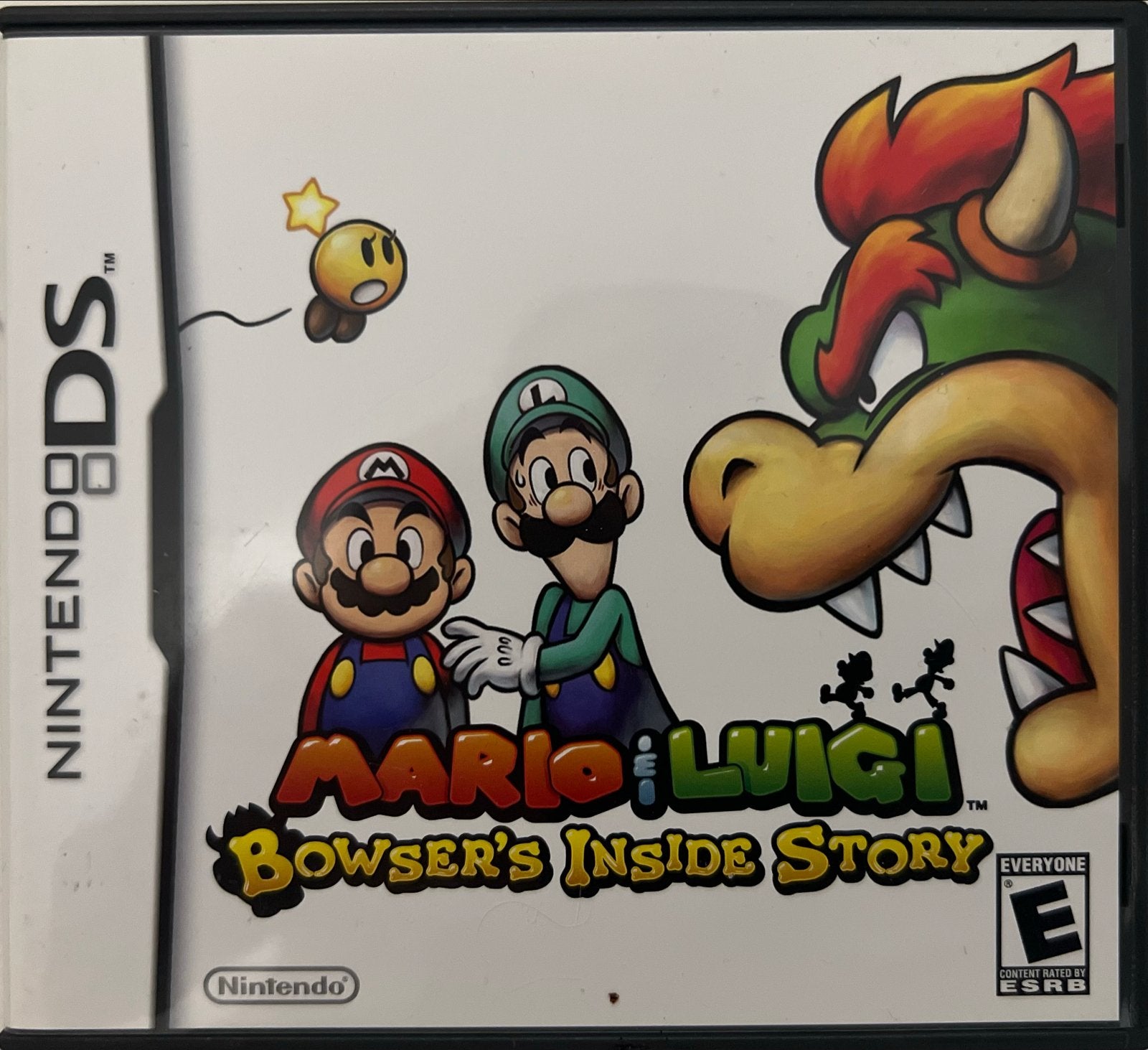 Mario & Luigi: Bowser's Inside Story Nintendo DS, Gebruikt, 1 speler, Ophalen of Verzenden, Role Playing Game (Rpg)