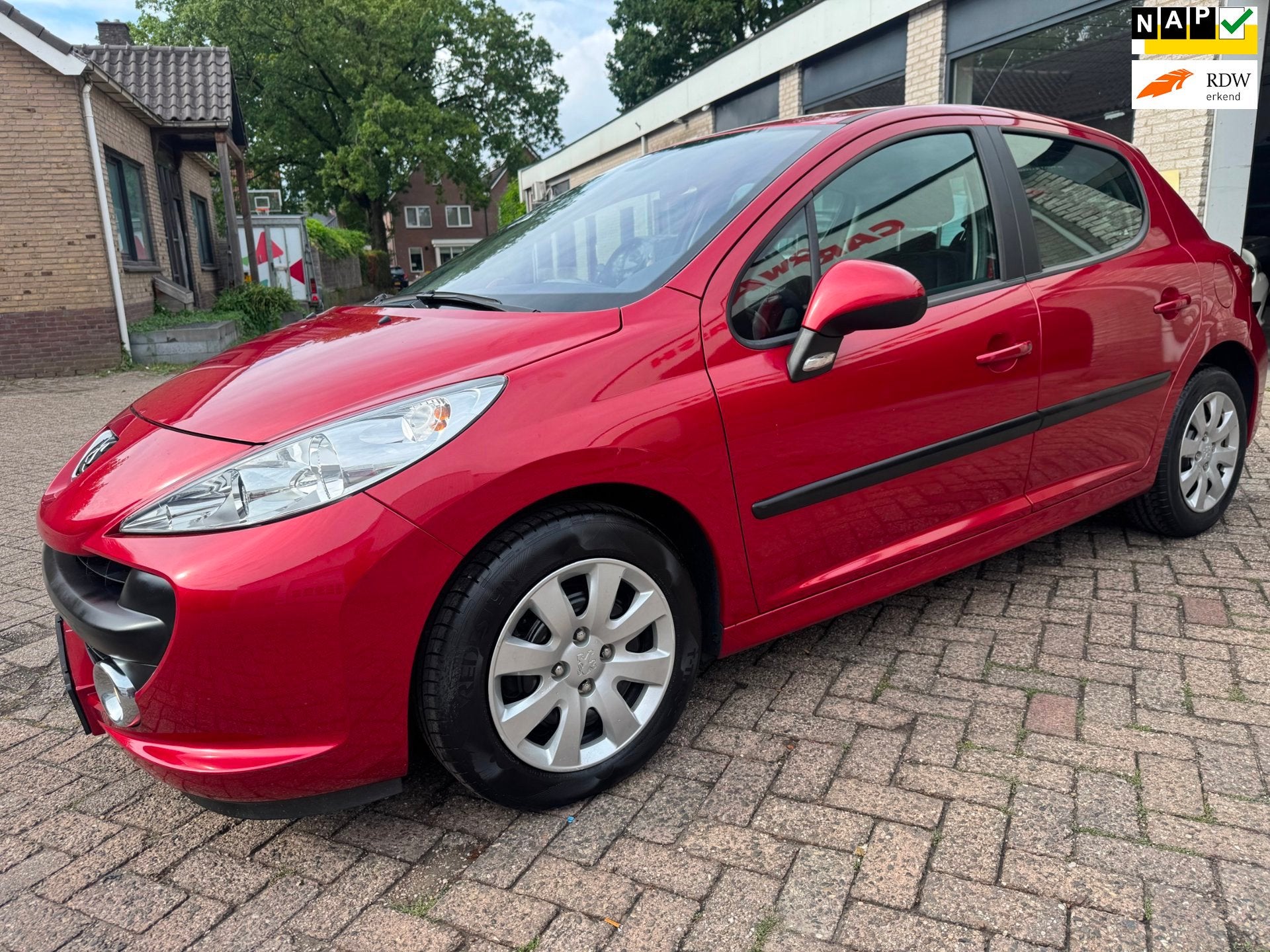 Peugeot 207 1.6 VTi XS AUTOMAAT, AIRCOORG 85486 KM NAP O.H B, Gebruikt, 1209 kg, Bedrijf, 600 kg