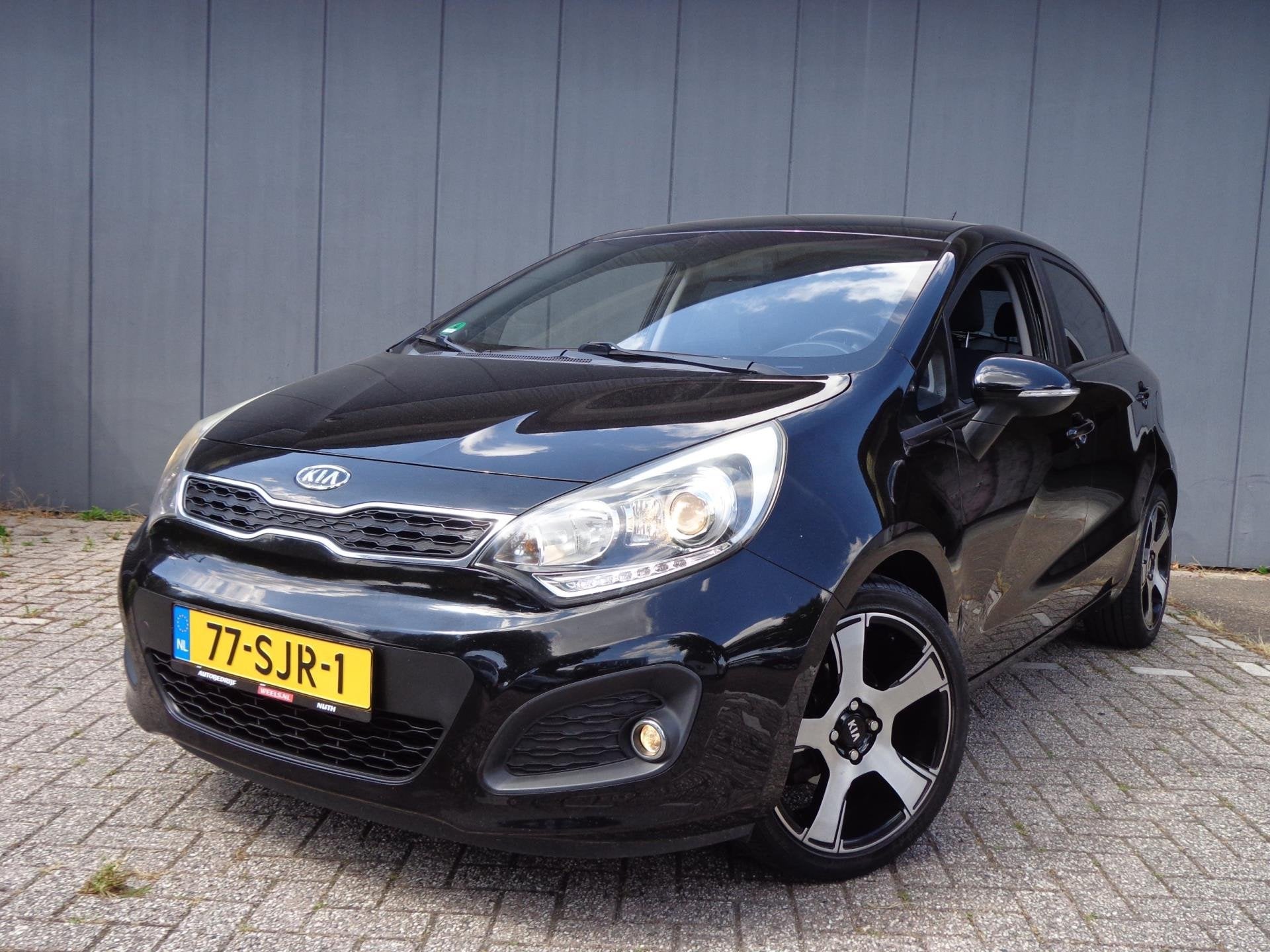 Kia Rio 1.2 CVVT Super Pack Volledig Onderhoud., Euro 5, 4 cilinders, Zwart, Origineel Nederlands