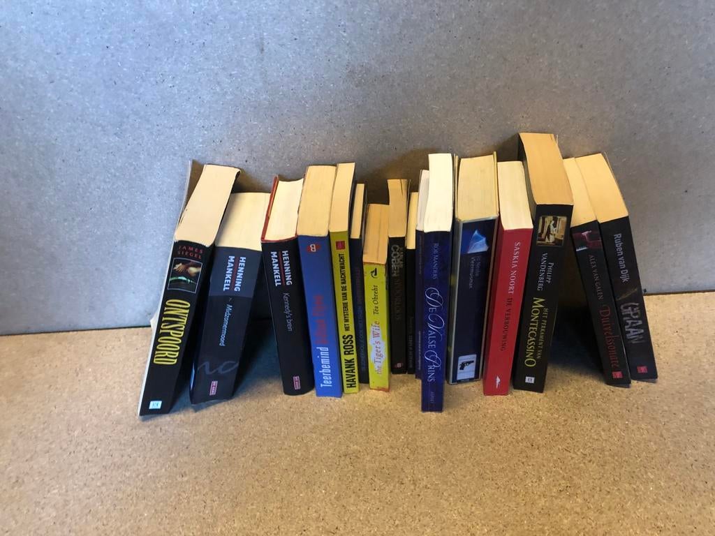 Diverse trillers boeken, Ophalen of Verzenden, Gelezen, Wereld overig