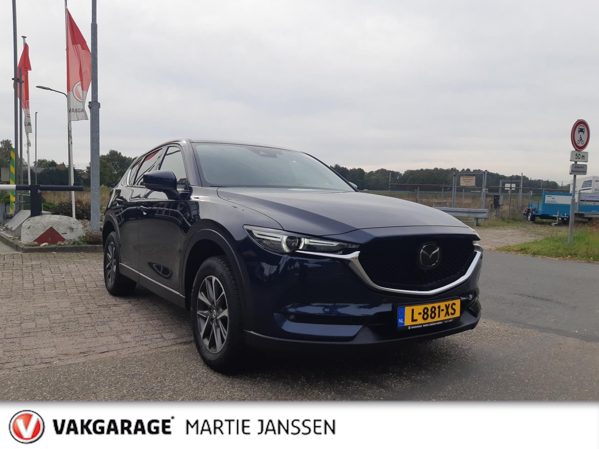 Mazda CX-5 2.5 4WD SkyActiv-G 194 Luxury VOL OPTIES - AUTOMA, Gebruikt, Euro 6, 2000 kg, Blauw