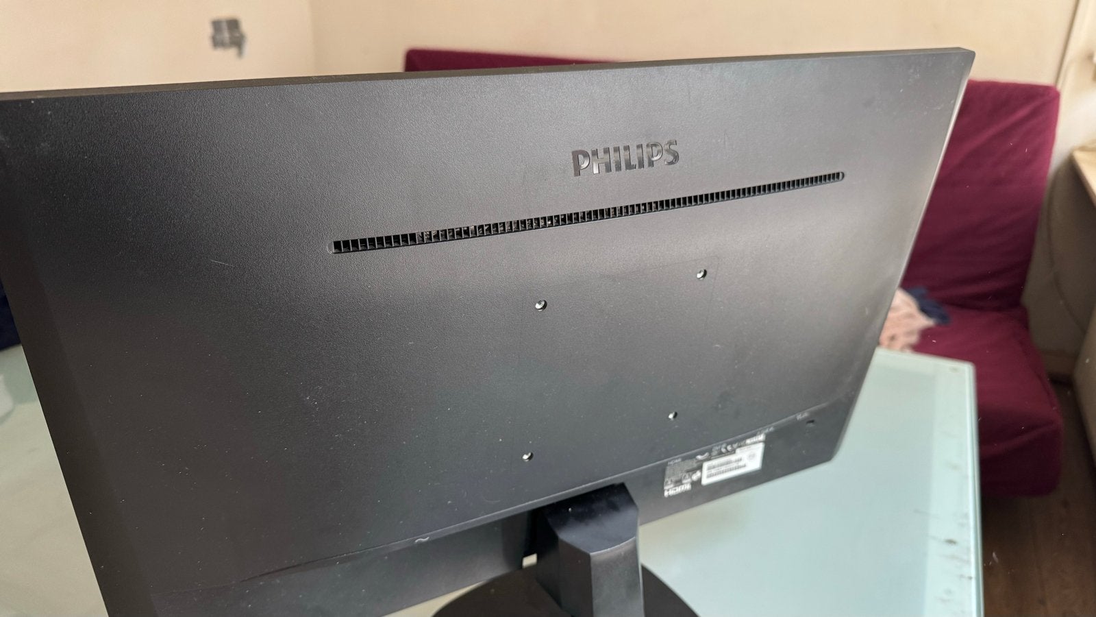 Philips 243V 24 inch Full HD Monitor, Computers en Software, Ophalen, Full HD, Zo goed als nieuw, DVI