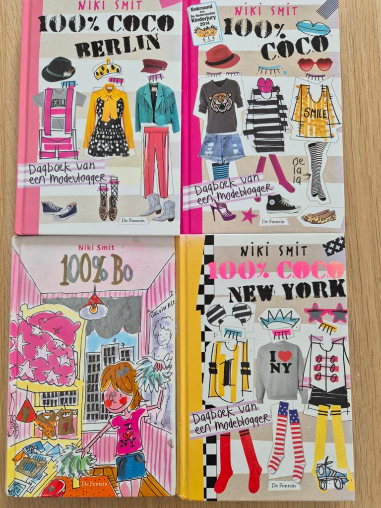 Niki Smit 100% Coco & 100% Bo boeken (4 stuks), Ophalen of Verzenden