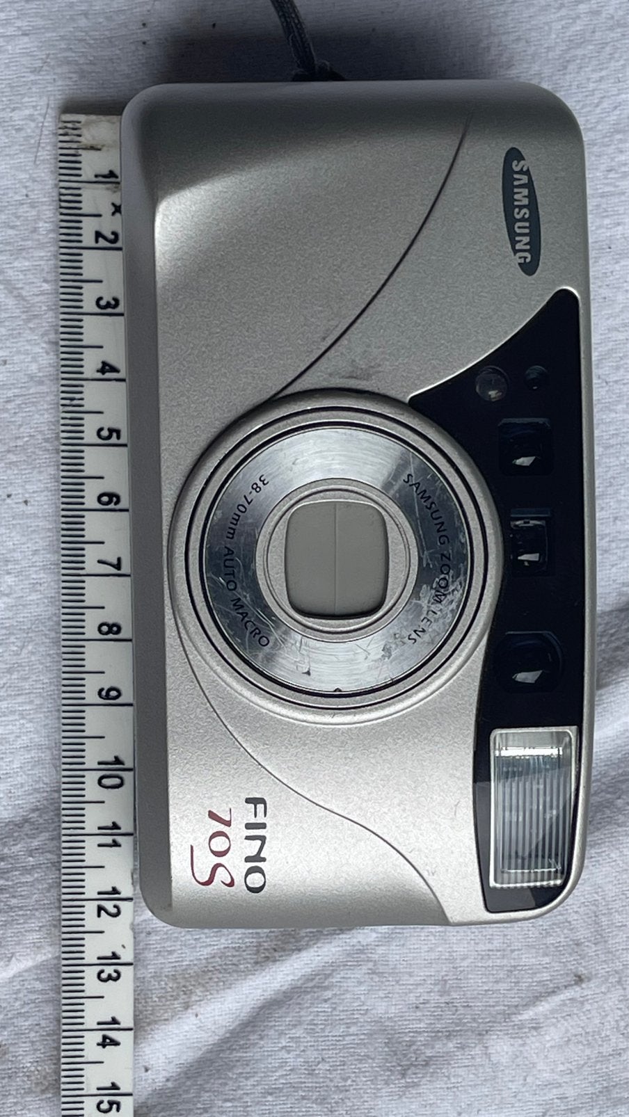 Samsung Fino 70S compacte 35mm FOTO camera Wegens emigratie, Ophalen of Verzenden, Gebruikt, Compact, Samsung