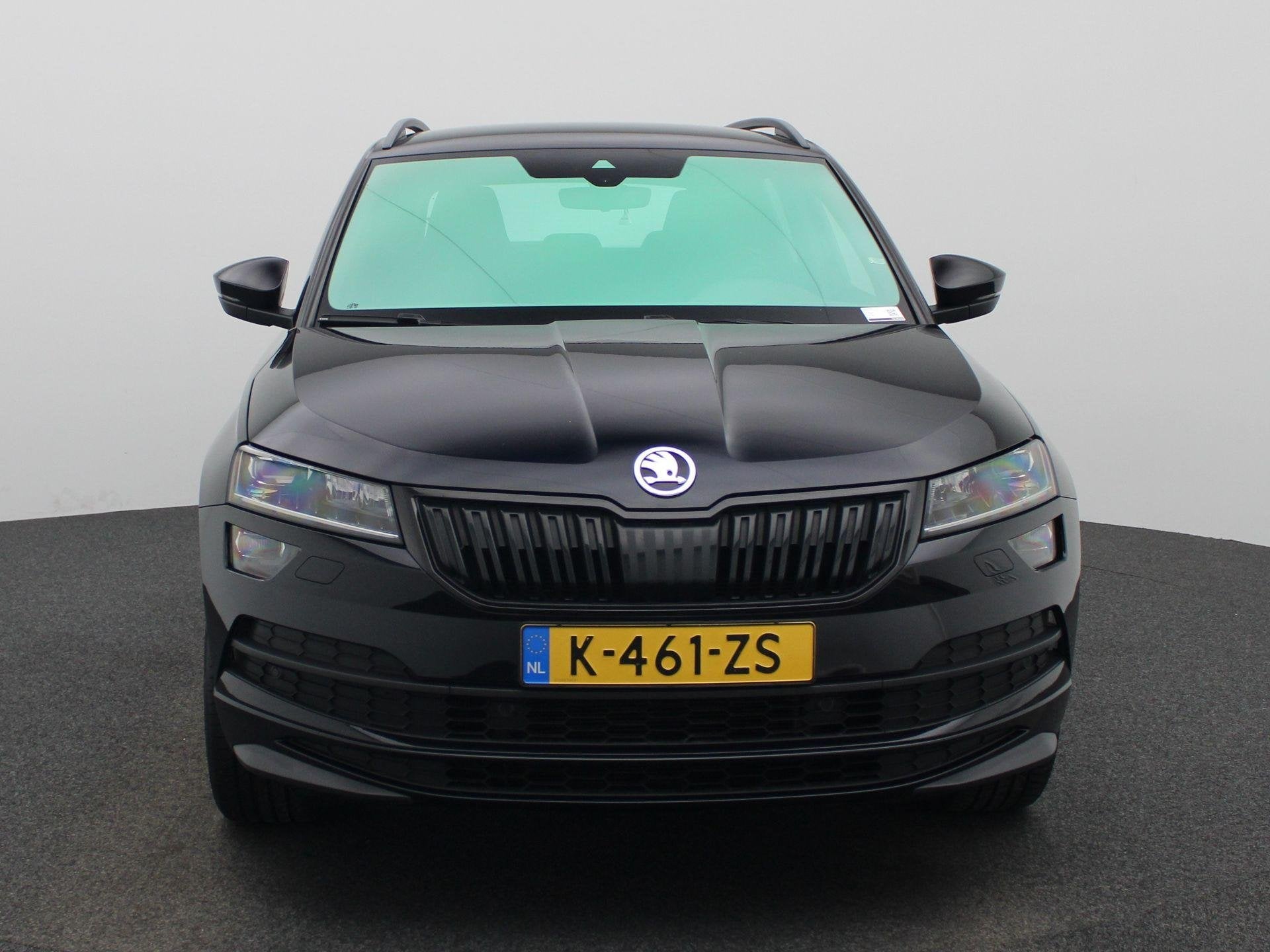 Skoda Karoq 1.5 TSI ACT Sportline Business | CANTON | ELEKTR, Auto's, 12 maanden, Stof, 4 cilinders, Zwart