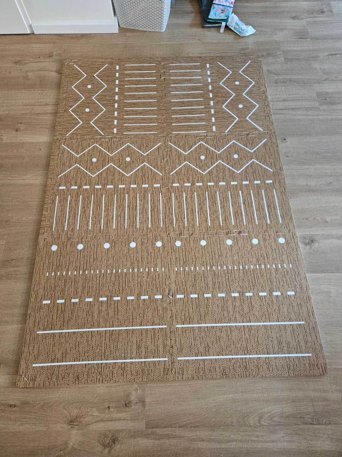 Toddlekind Berber speelmat – Camel – 180120 cm, Ophalen, Zo goed als nieuw