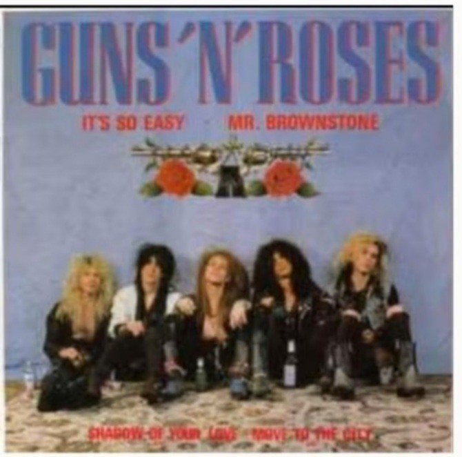 Guns N' Roses Its So Easy 1987 Vinyl, LP, Ophalen of Verzenden, Zo goed als nieuw, Hardrock