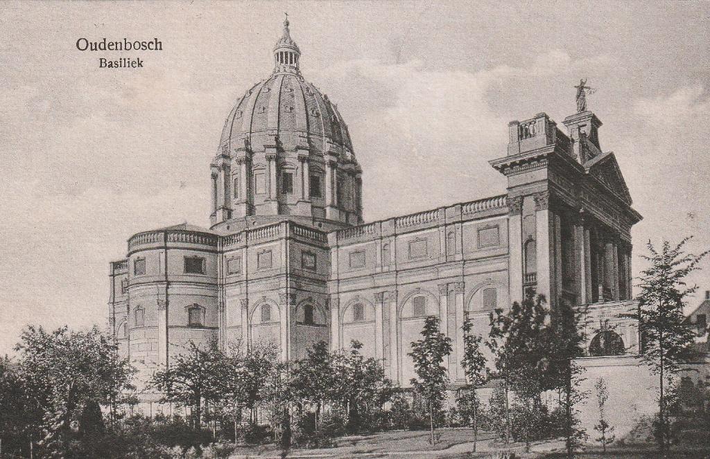 OUDENBOSCH Basiliek Kerk 1921, Verzenden, 1920 tot 1940, Gelopen, Noord-Brabant