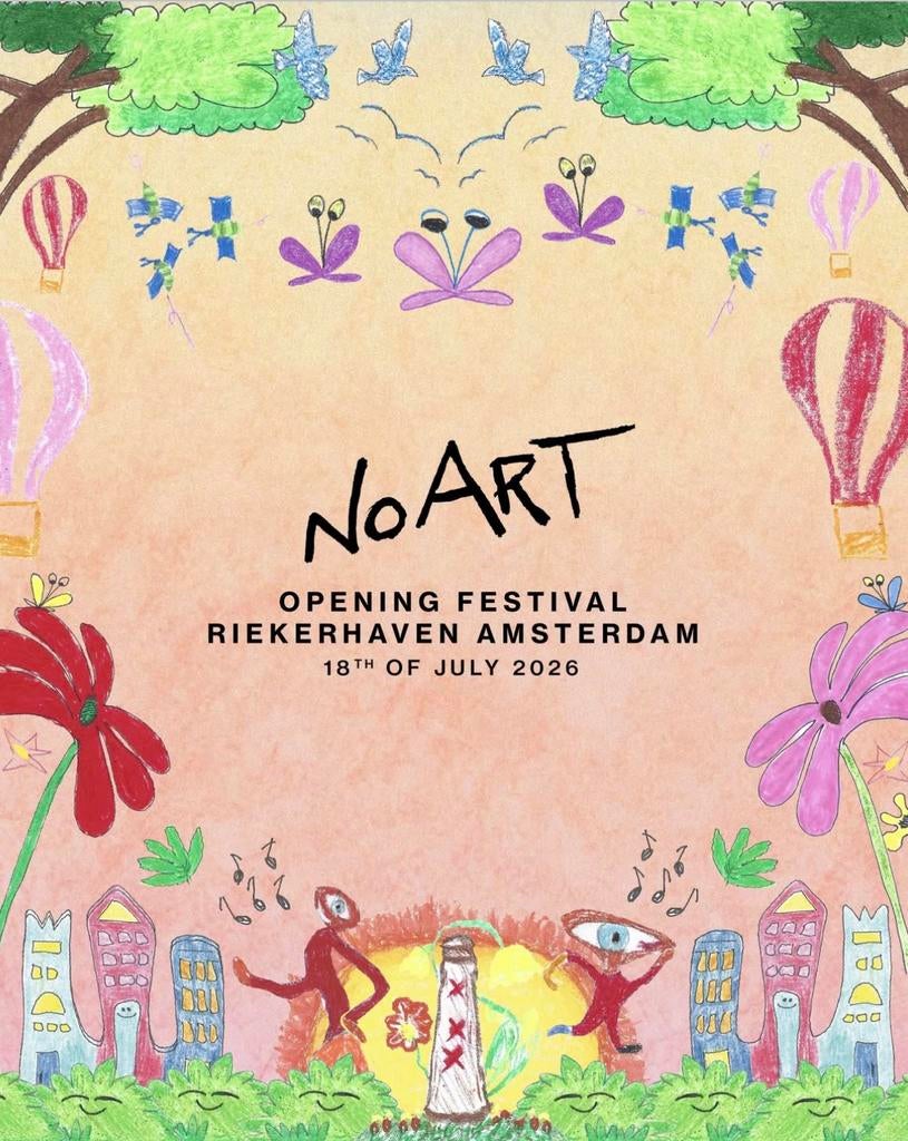 Tickets No Art Opening Festival 18 juli (2x), Twee personen